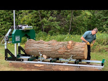 HM130MAX® Portable Sawmill Ground Mounted -  Woodland Mills